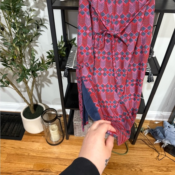 Tularosa Pink and Blue Off the Shoulder Sundress size small - Picture 7 of 10